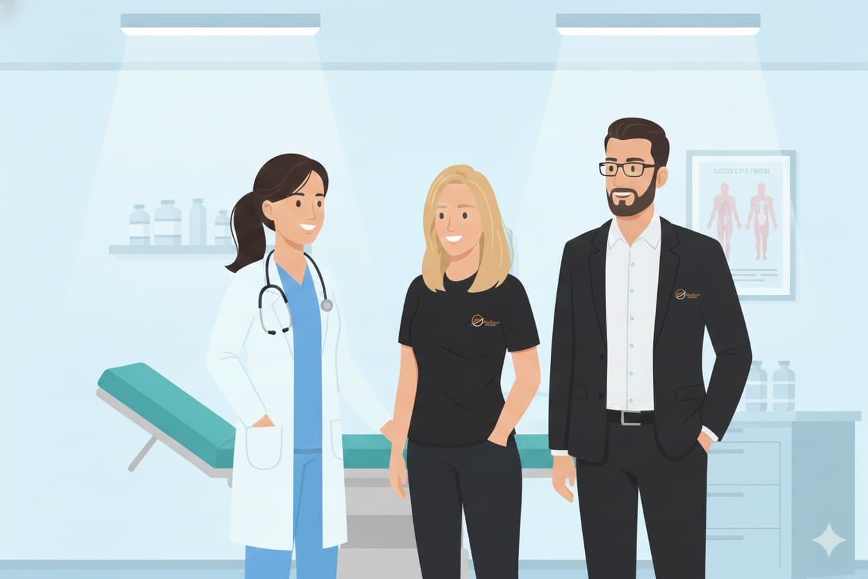 Equipe Dias Gomes apoiando consultorios medicos