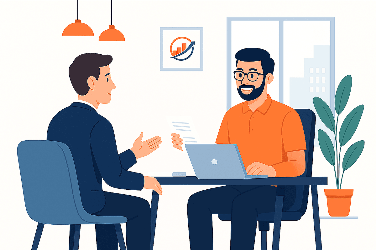 Consultora Dias Gomes em reunião virtual com cliente